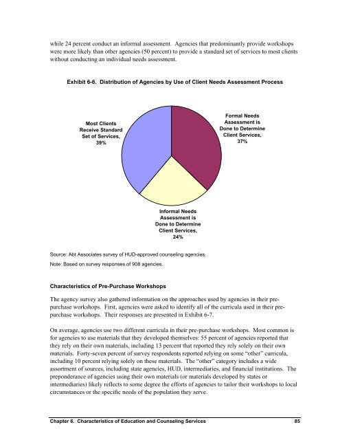 Housing Counseling Process Evaluation and Design of ... - HUD User