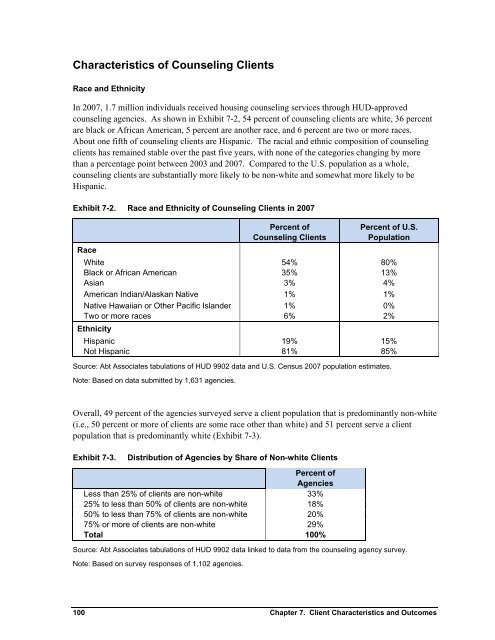 Housing Counseling Process Evaluation and Design of ... - HUD User