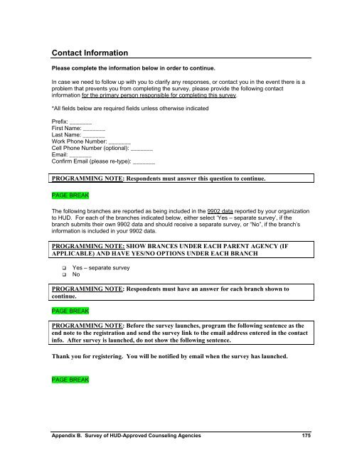 Housing Counseling Process Evaluation and Design of ... - HUD User