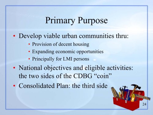 HUD's Office of Community Planning and