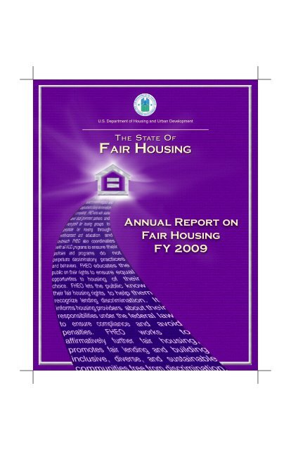 Annual Report on Fair Housing FY 2009 - HUD