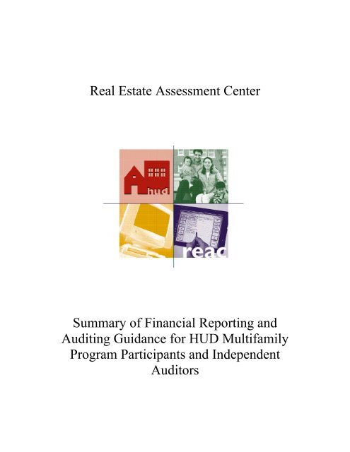 Real Estate Assessment Center Summary of Financial ... - HUD