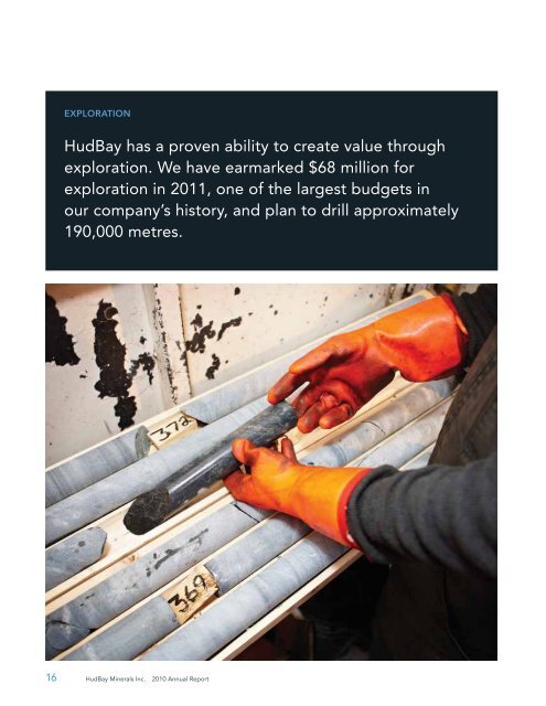 HudBay Minerals Inc. 2010 Annual Report