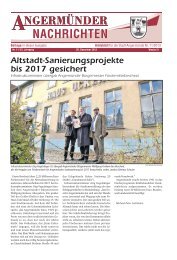 Altstadt-Sanierungsprojekte bis 2017 gesichert - Angermünde