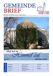 Gemeindebrief Dezember 13/ Januar 14 (7 MB) - Evangelische ...