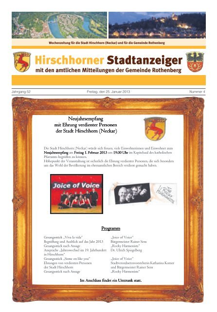Ausgabe Nr. 4 vom 25. Januar 2013 - Hirschhorn