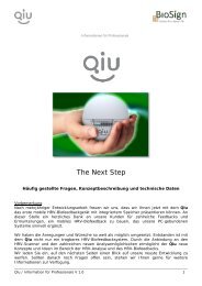 Qiu - Infos für Professionals