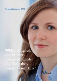 „Ein Mitglied, eine Stimme. Unsere Mitglieder sind Teilhaber. Das ist ...