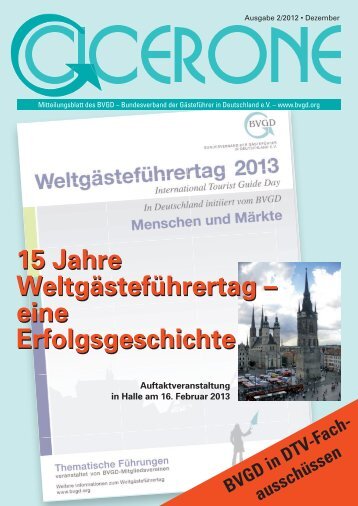 2/2012 - Bundesverband der GÃ¤stefÃ¼hrer Deutschland eV