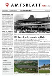 Amtsblatt Nr. 18 vom 30. Oktober 2013 - Stadt Halle (Saale)