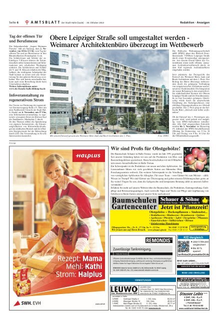 Amtsblatt Nr. 18 vom 30. Oktober 2013 - Stadt Halle (Saale)