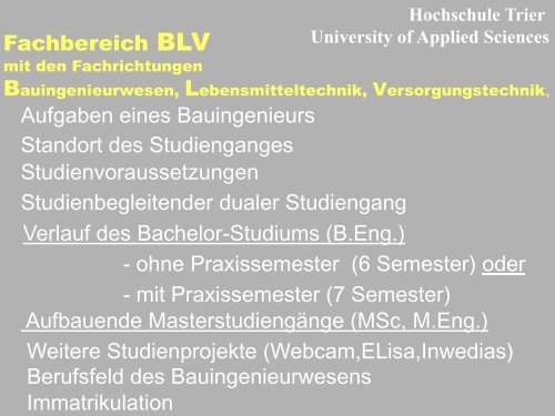 1 2 - Hochschule Trier