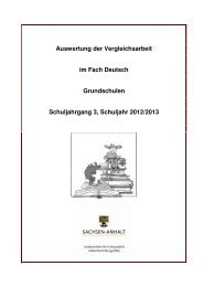Auswertungsbericht Deutsch - Landesbildungsserver Sachsen-Anhalt