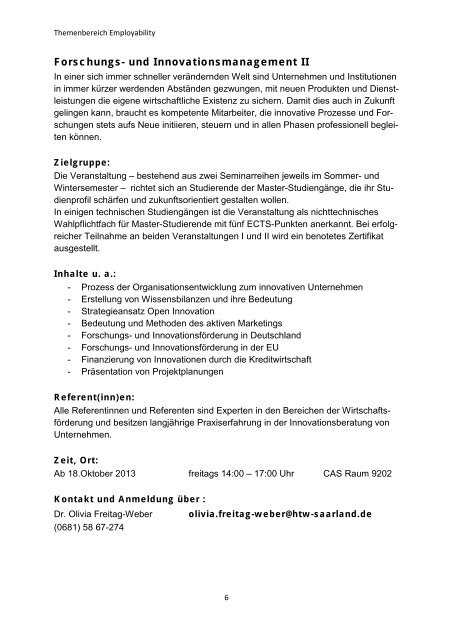 131011 Programm Studiumplus WiSe 13_14.pdf - an der ...