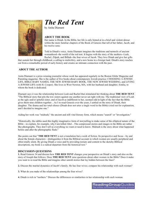 The Red Tent - Hudson Library & Historical Society