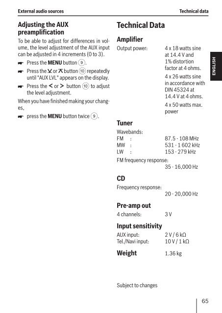 John Deere MP36 - Blaupunkt