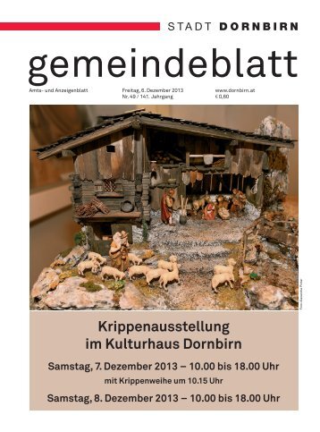 Dornbirner Gemeindeblatt KW 49 vom 06.12.2013