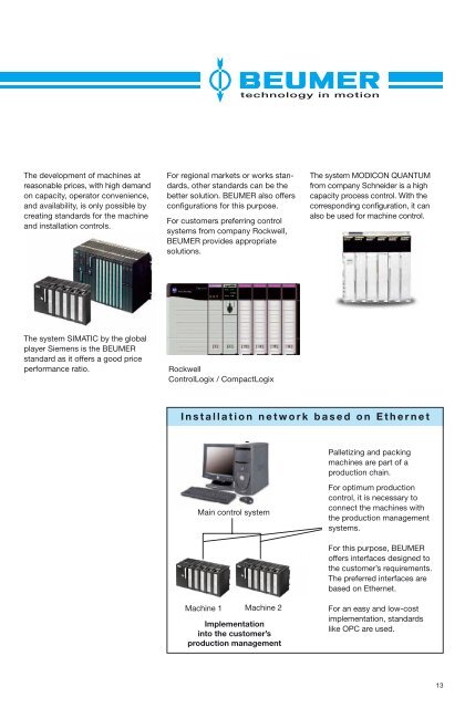 CONVEYING TECHNOLOGY LOADING ... - BEUMER Group