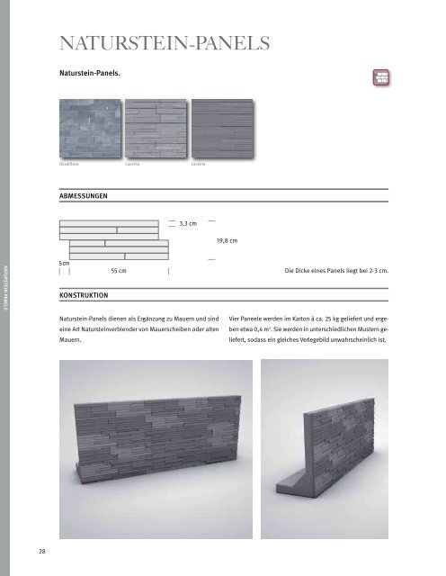 Mauern und Einfassungen: 2. Auflage, PDF - Metten Stein+Design