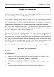 Externe Stellenausschreibung MitarbeiterIn Recht und Organisation ...