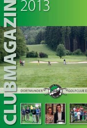 Clubmagazin - Dortmunder Golfclub eV