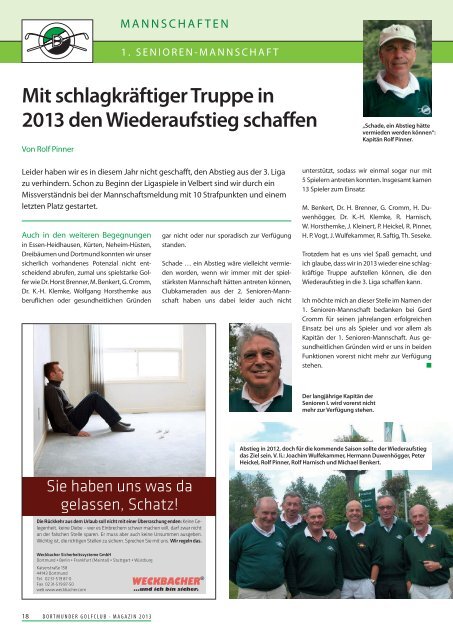 Clubmagazin - Dortmunder Golfclub eV