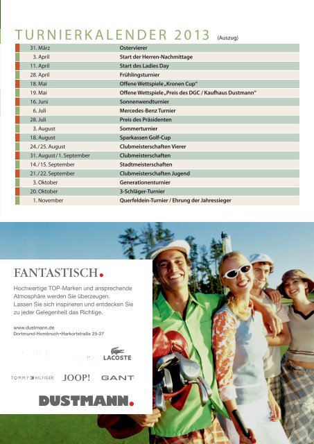Clubmagazin - Dortmunder Golfclub eV