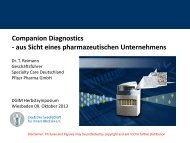 Companion Diagnostics - aus Sicht eines pharmazeutischen ... - DGIM