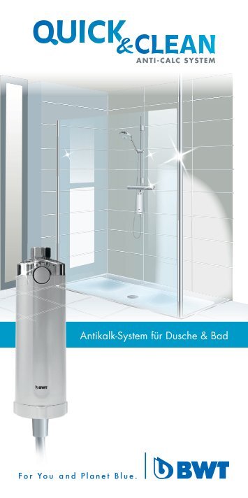 BWT Quick & Clean Antikalk-Filtersystem - Broschüre
