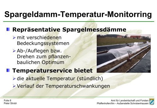 Aktuelles zum Spargelbau - Amt für Ernährung, Landwirtschaft und ...