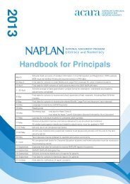 NAPLAN - Handbook for Principals - Board of Studies NSW