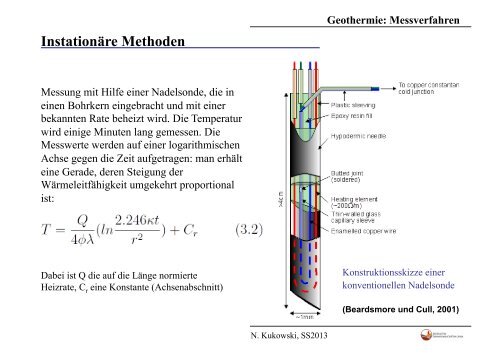 Geothermie: Messverfahren