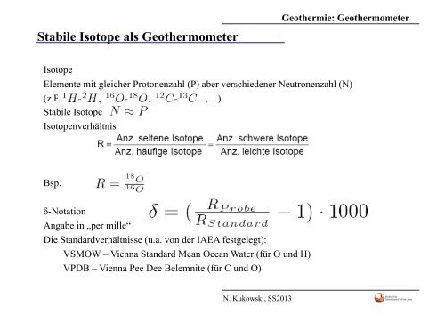 Geothermie: Messverfahren