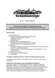Verbandsanzeiger Teilbereich Ebenweiler Nr. 24-2013