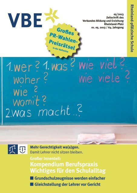 Kompendium Berufspraxis Wichtiges Fur Den Schulalltag Vbe