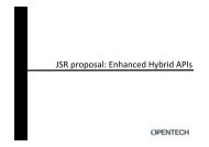 JSR proposal: Enhanced Hybrid APIs