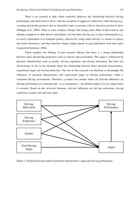 Determinants of Emotional Experiences in Traffic Situations ... - OPUS