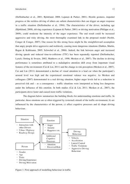 Determinants of Emotional Experiences in Traffic Situations ... - OPUS