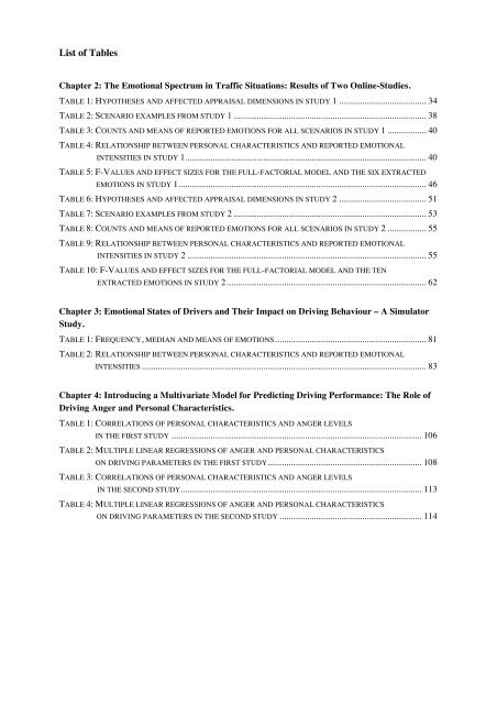 Determinants of Emotional Experiences in Traffic Situations ... - OPUS