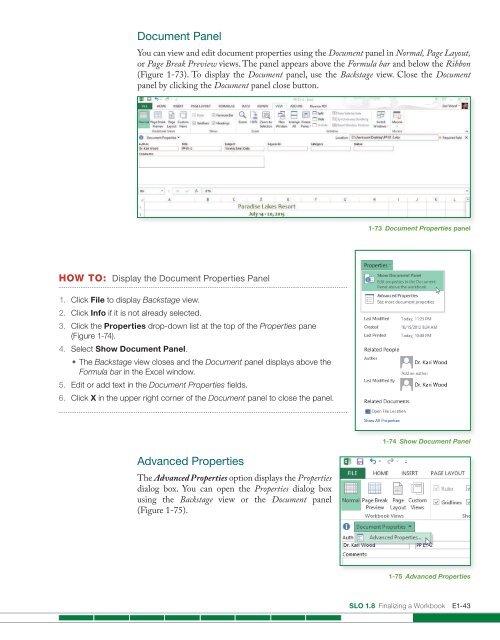 Chapter 1 - Excel - McGraw-Hill