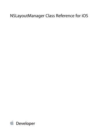 NSLayoutManager Class Reference for iOS - Apple Developer