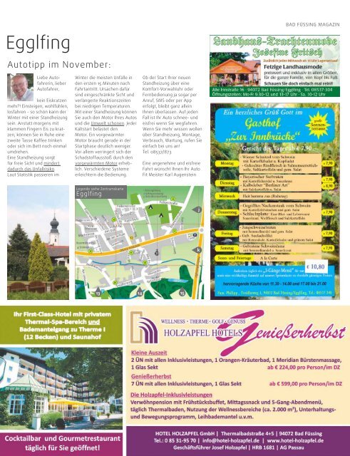 wasistlos bad füssing magazin - Nov 2013 - Bad Füssing erleben