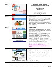 Sensational Summer Strategies - Fairfax County Public Schools