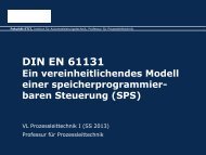 PLT-Detail: IEC 61131 - Fakultät Elektrotechnik und ...