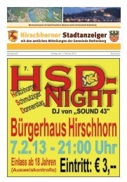 Ausgabe Nr. 5 vom 01. Februar 2013 - Hirschhorn