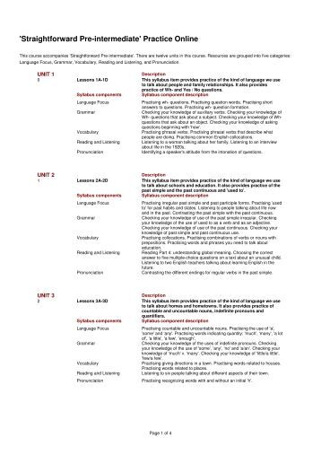 straightforward pre intermediate workbook