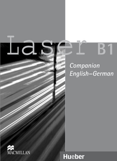 Companion EnglishâGerman - Hueber