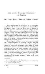 Dois mestres de Antigo Testamento em Coimbra Frei Heitor Pinto e ...