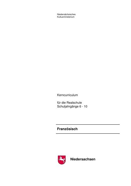 KC Französisch RS - Niedersächsischer Bildungsserver