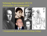 Arbeitsfelder der Komparatistik 3 - Heinrich Detering